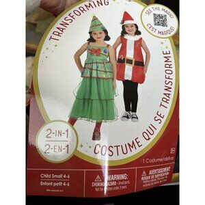 2-In-1 Transforming Costume For Child Small 4-6
